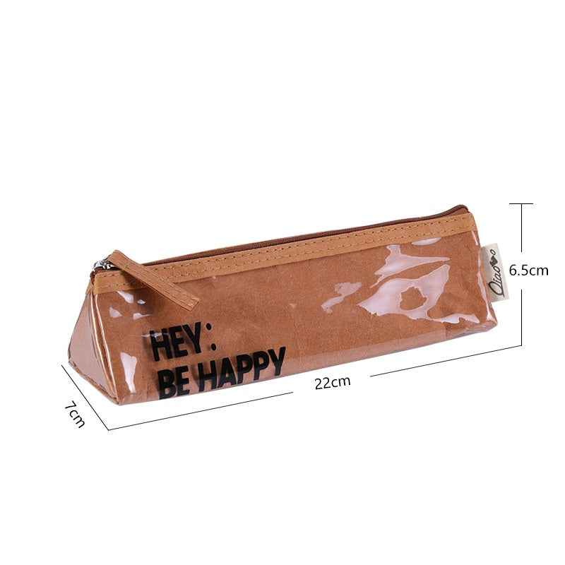 Dupont Paper & TPU Pencil Case Set - Large & Small Pen Pouches 2 Pack