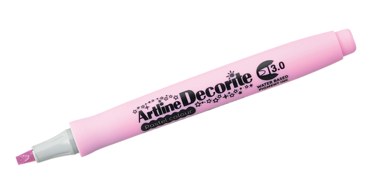 Artline Decorite Marker Sets | 3.0mm Flat Tip 4 Color Pack
