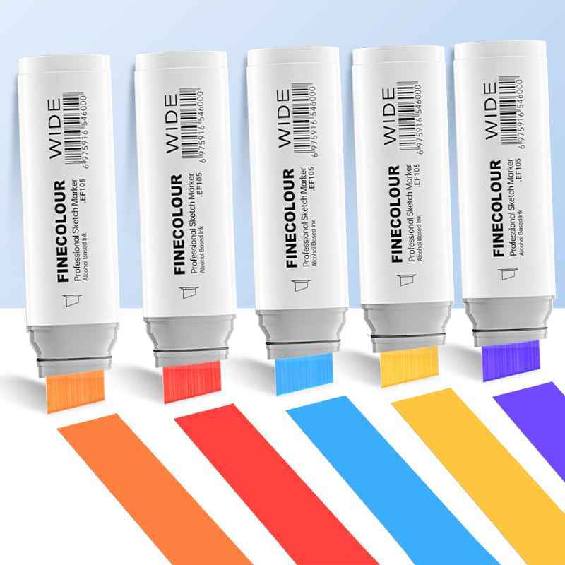 FINECOLOUR EF105 Wide-Tip Alcohol Sketch Marker Set 72 Color