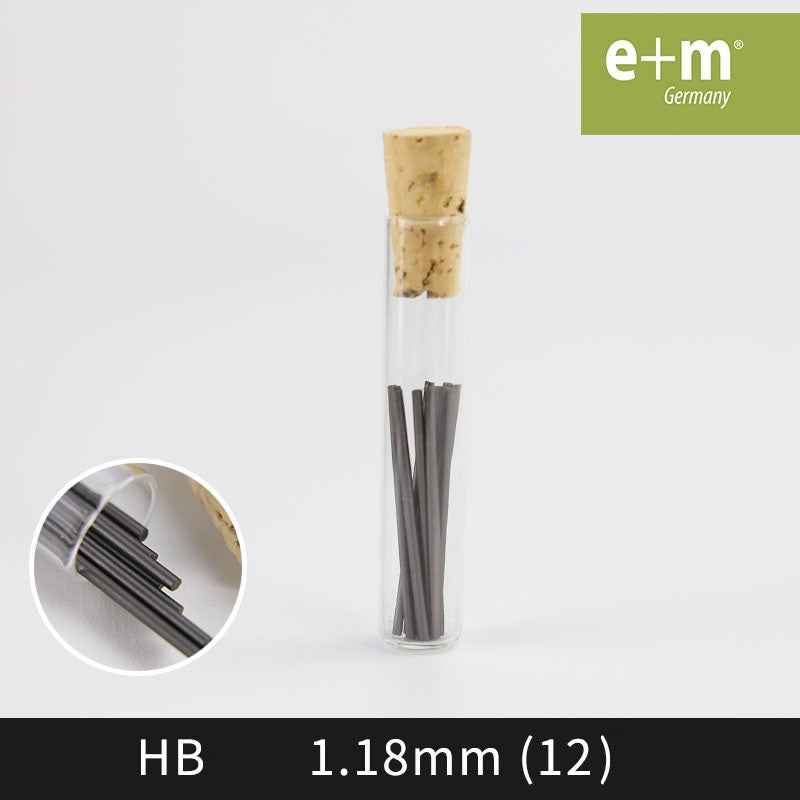 E+M Move 1.18 Mechanical Pencil with 12pcs HB Refill Leads