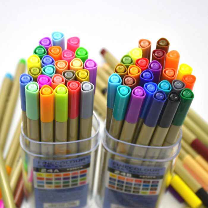 FINECOLOUR EF300 Colored Fineliner Set of 24