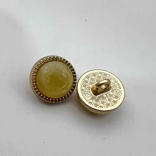 12.5mm Pearlized Cat's Eye Metal Shirt Buttons 30 Pack(5 Colors)