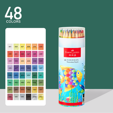 Crayons de couleur aquarelle Faber Castell 48 couleurs