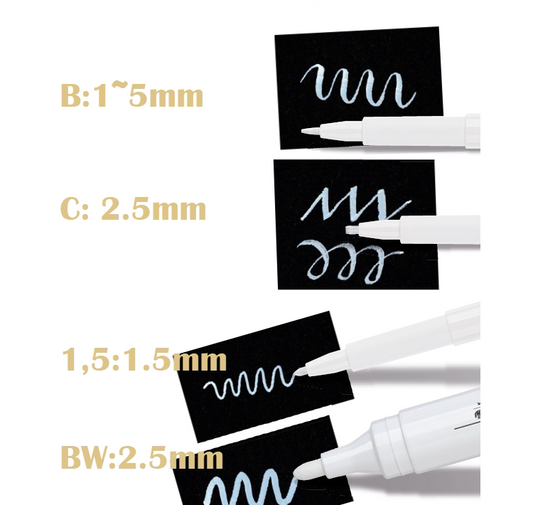 Faber-Castell PITT Művész Toll 1,5 mm Gömbhegy Fehér (101) - 2 darabos csomag