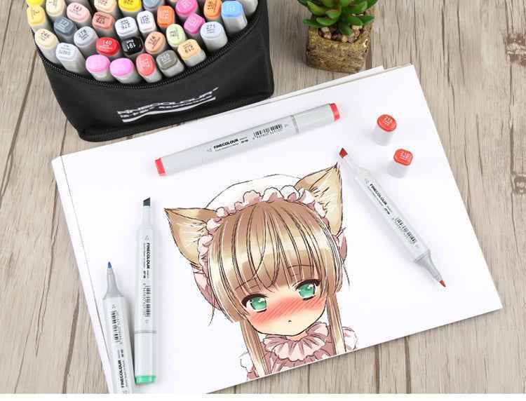 FINECOLOUR EF100 Anime & Manga Alcohol Marker Set 36 Colors