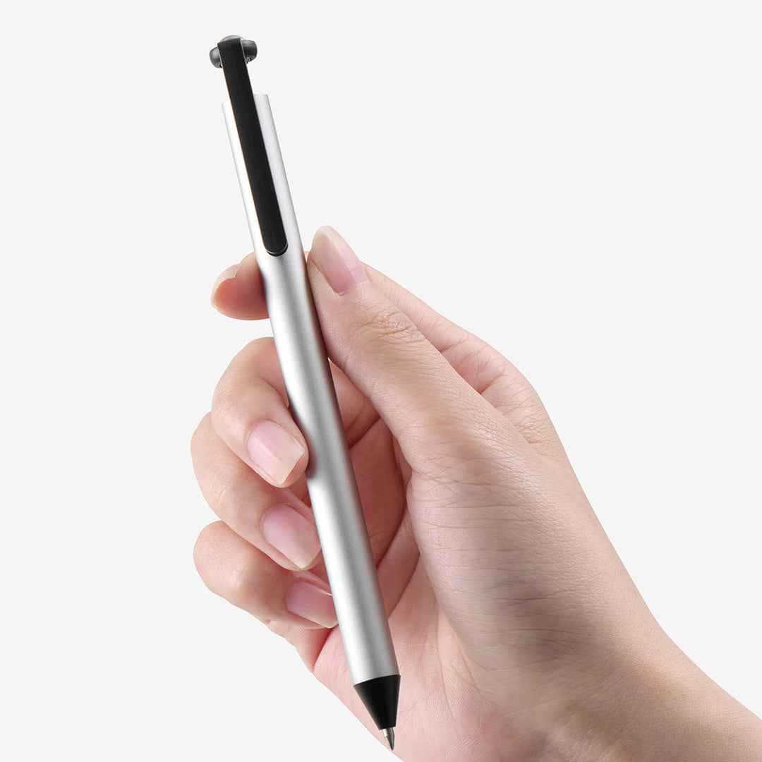 KACO Float Aluminum Gel Pen 0.5mm Black Ink