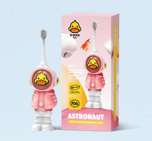 G.Duck Astronaut Kids Electric Toothbrush Pink