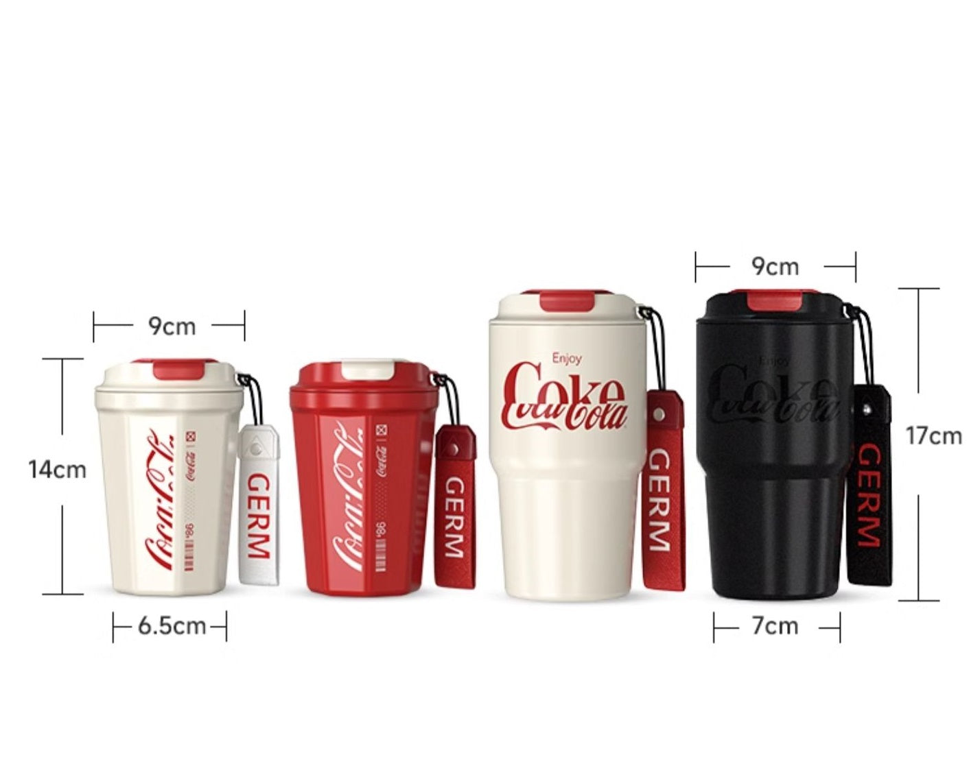 GERM x Coca-Cola Stainless Steel Travel Coffee Tumbler