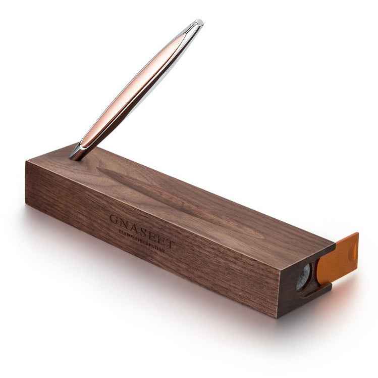 GNASEET Eternal Inkless Pencil – Black Walnut Base