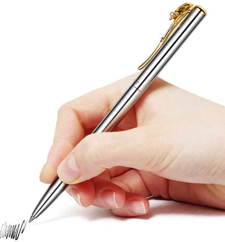 GNASEET Rose Jewel Pen Metal Ballpoint Pen for Women