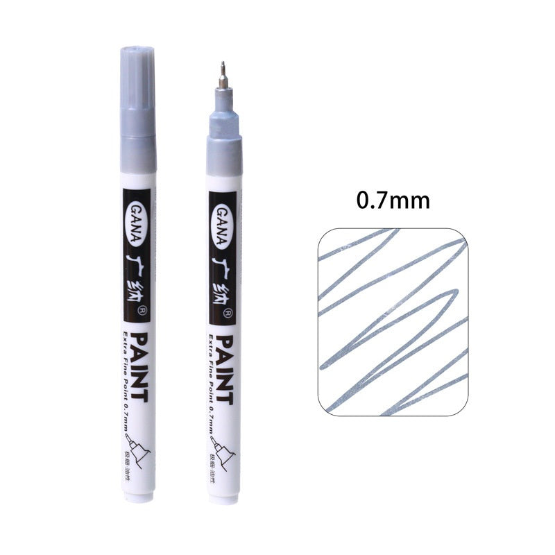 Guangna Paint Marker Extra Fine (0.7mm) WHITE GOLD SILVER BLACK