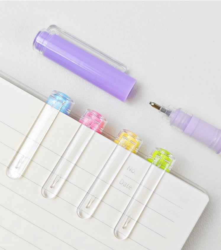 Guangna 12-Color Liquid Acrylic Marker Set – 1.0mm Metal Tip