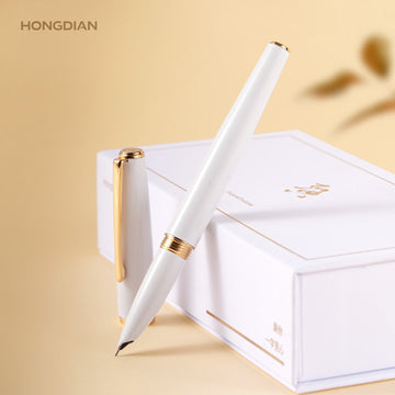 HONGDIAN 930 Vintage Hooded Nib Fountain Pen | 0.4mm | Converter & Cartridge