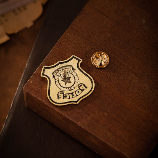 POLICE SHERIFF COSPLAY Clothing Brooch Badge Pin 6pcs