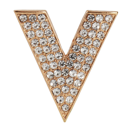 Korean V-Shaped Brooch for Women Corsage Collar Pin 5pcs