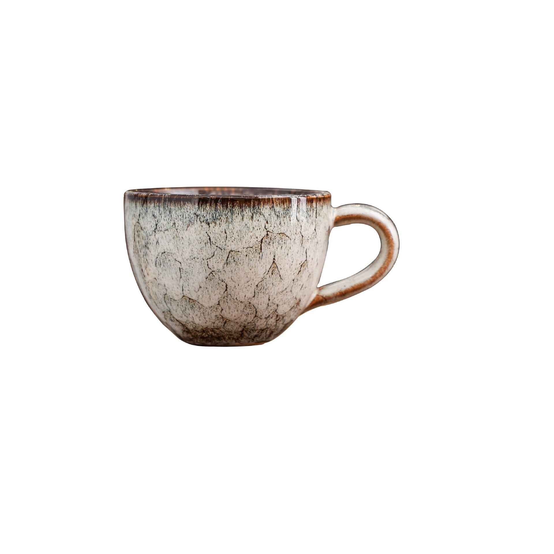 Ceramic Coffee Mug,9oz Mini Coffee Cup Handmade Vintage Espresso Cup