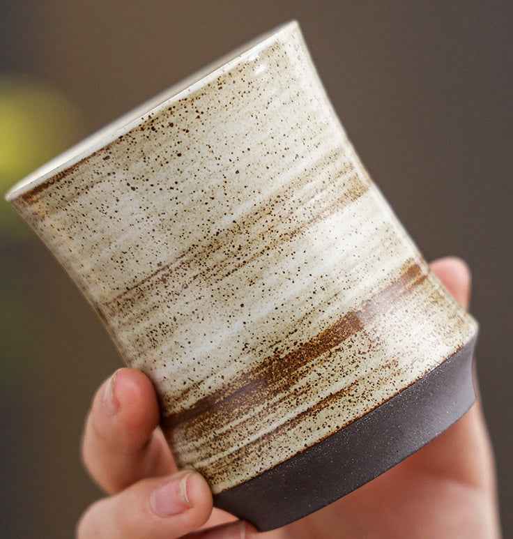 Ceramic Tea and Latte Coffee Cup,Maroon Color