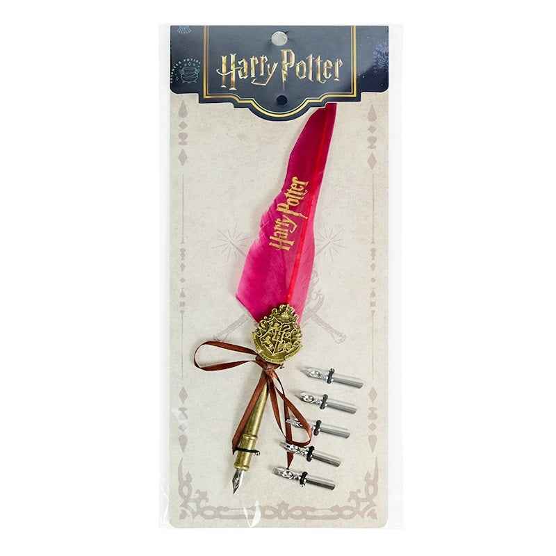 Harry Potter Feather Metal Dip Pen Set