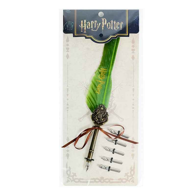 Harry Potter Feather Metal Dip Pen Set