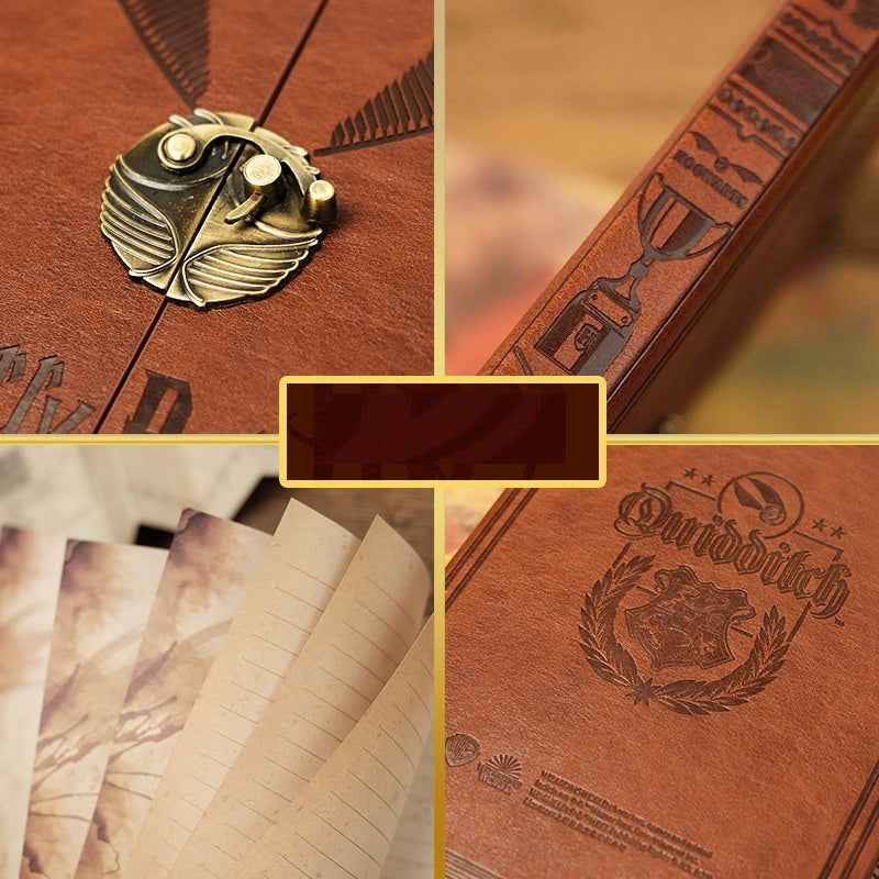 Harry Potter Golden Snitch Notebook – Hardcover Zinc Alloy Hinge