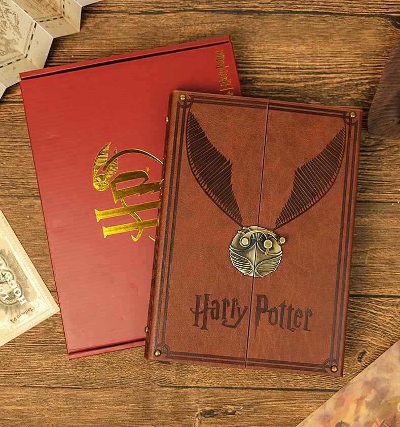 Harry Potter Golden Snitch Notebook – Hardcover Zinc Alloy Hinge