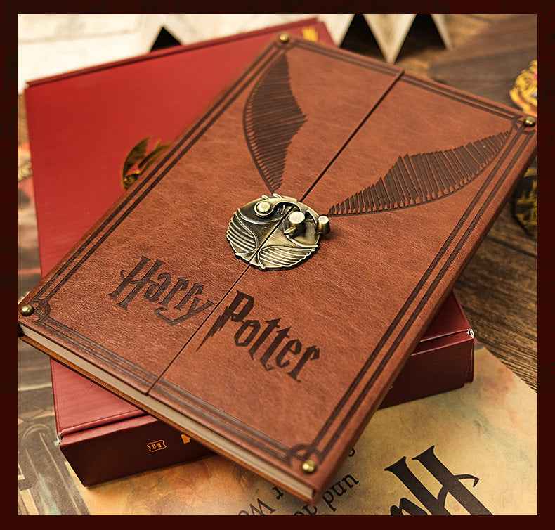 Harry Potter Golden Snitch Notebook – Hardcover Zinc Alloy Hinge