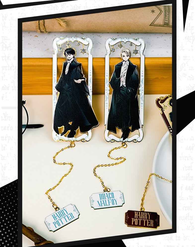 Harry Potter Metal Etched Bookmark Set
