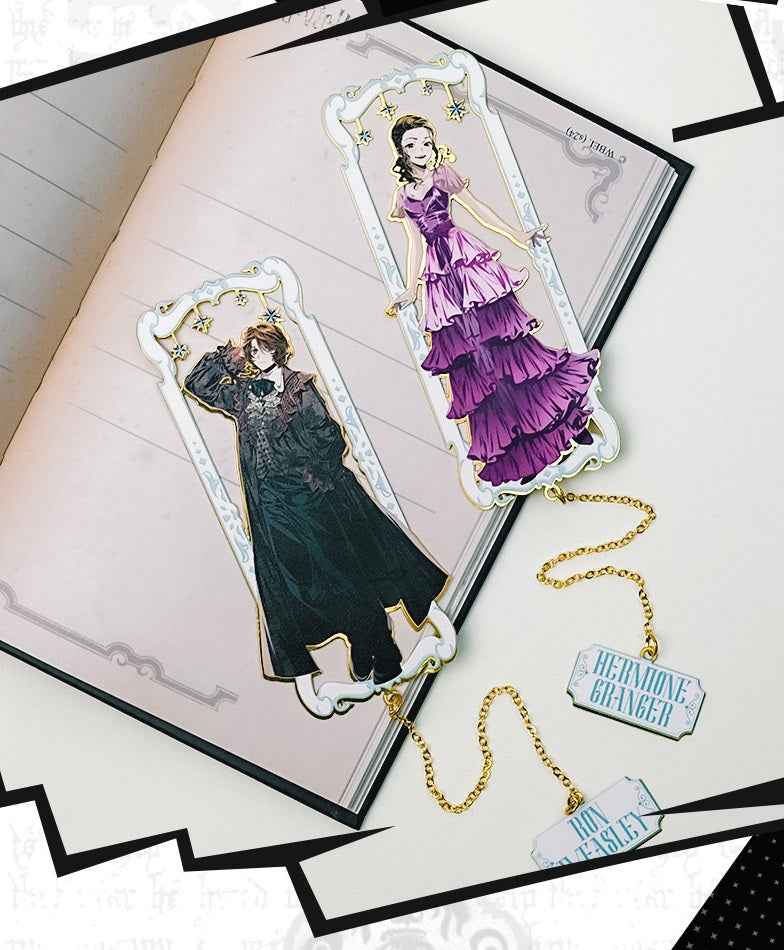 Harry Potter Metal Etched Bookmark Set