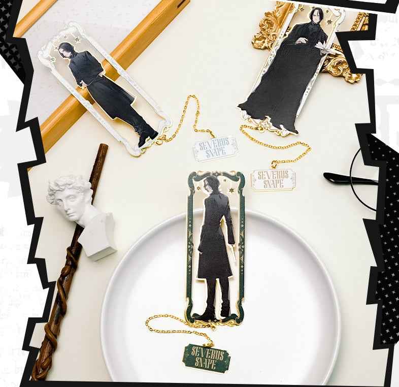 Harry Potter Metal Etched Bookmark Set