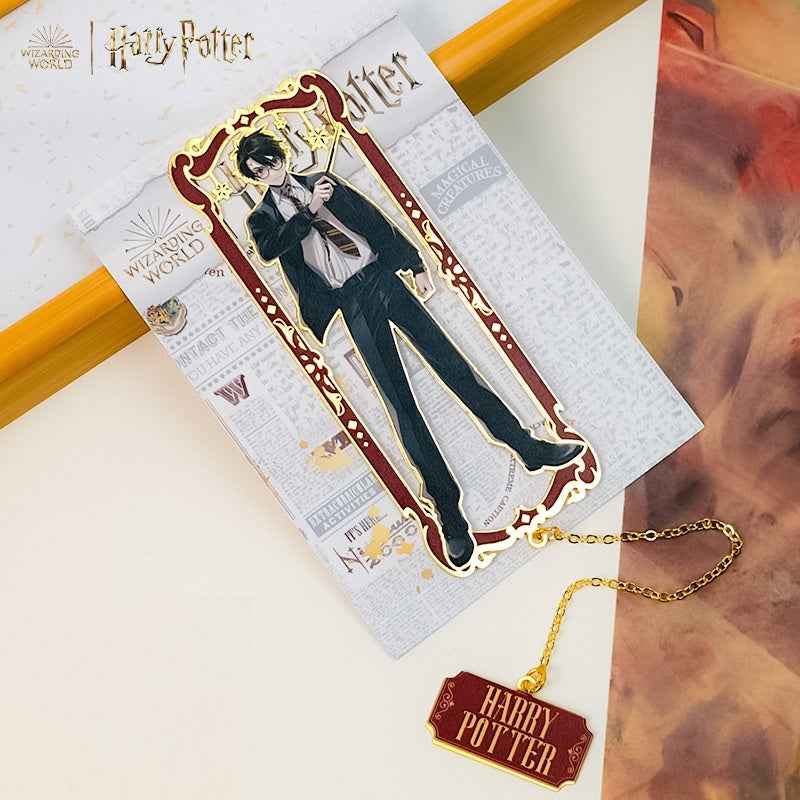 Harry Potter Metal Etched Bookmark Set