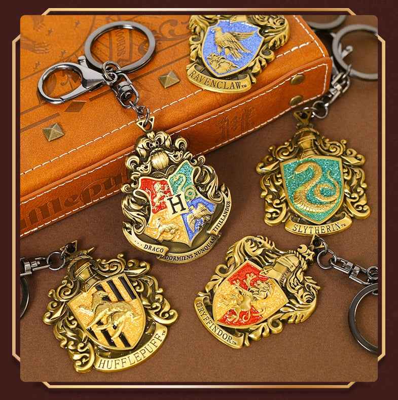 Harry Potter Zinc Alloy Badge Keychain