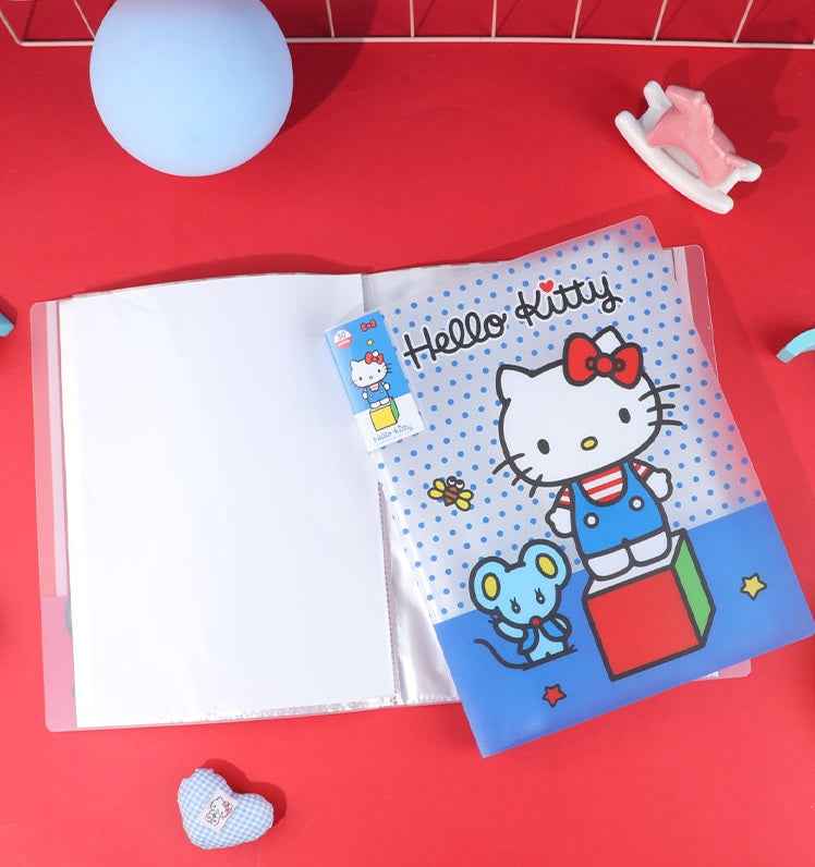 Sanrio Hello Kitty A4 Display Book 30 Pockets Set of 2 – Red & Blue