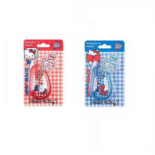 Sanrio Hello Kitty Correction Tape 20m x 5mm Set of 2 – Red & Blue B