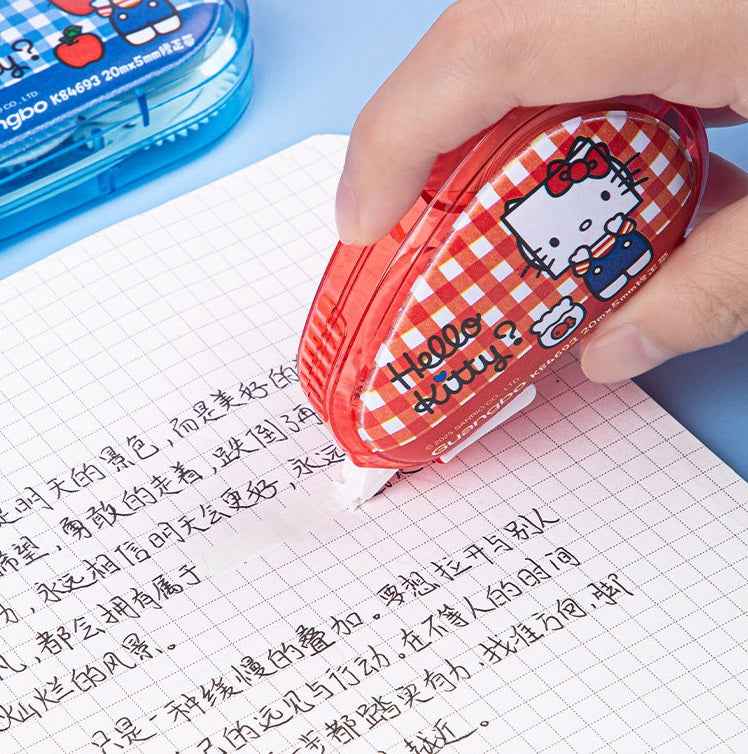 Sanrio Hello Kitty Correction Tape 20m x 5mm Set of 2 – Red & Blue