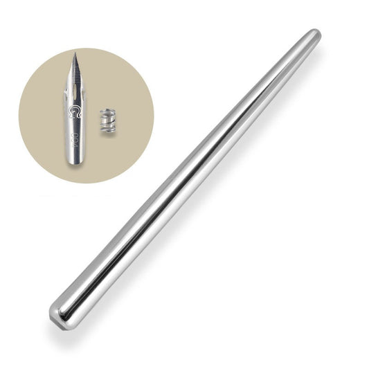 IdeaPlus Aluminium-Tuschestift mit gerader Feder – Präzisionsstift für Illustrationen, Comiczeichnungen und Aquarellschriftzüge