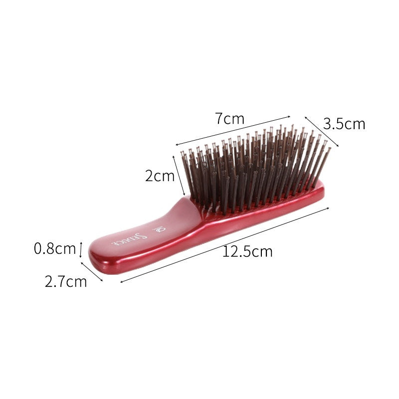 IKEMOTO Japan Scalp Massage Comb Anti-Static Red Small