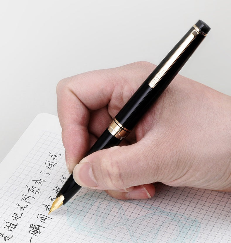 JINHAO 59 Fountain Pen | Vintage Pocket Pen for Business & Daily Writing | 118mm