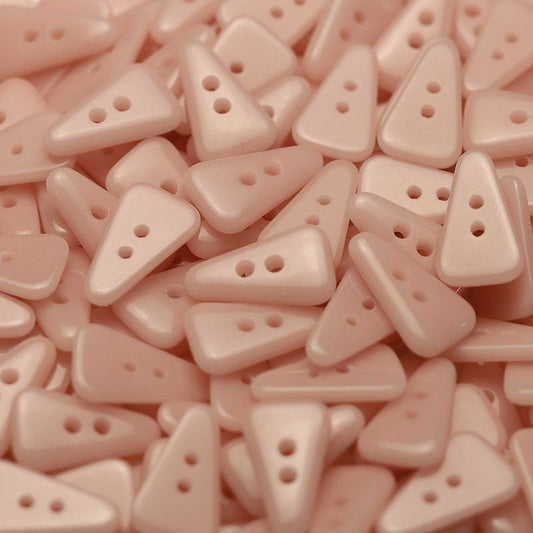 21mm Two-Hole Colorful Triangular Ceramic Buttons 25 Pack