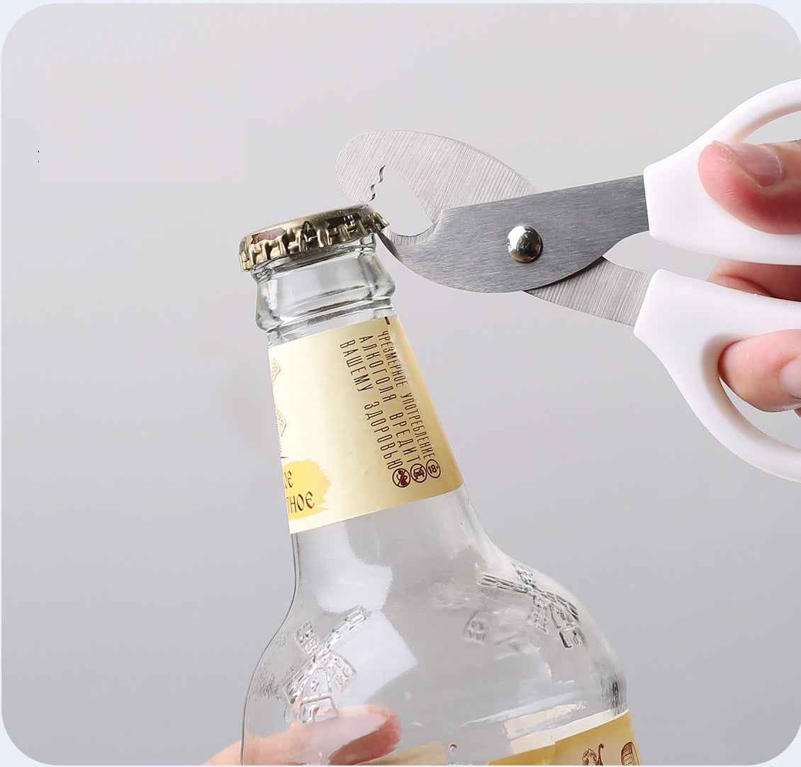 Japanese Curved Multi-Purpose Scissors – Can Lid Cutter Craft Utility