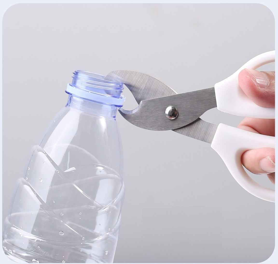 Japanese Curved Multi-Purpose Scissors – Can Lid Cutter Craft Utility
