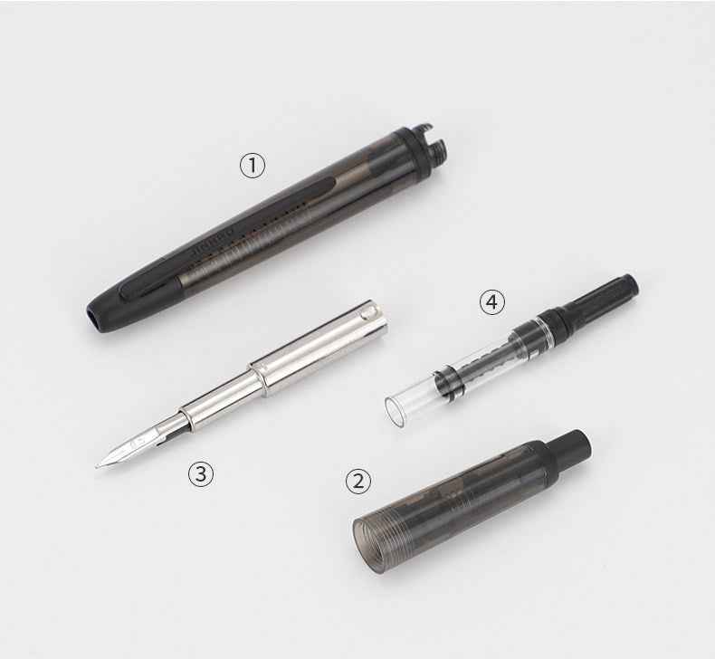 Jinhao 20 Retractable Fountain Pen – Click Iridium Nib with Converter