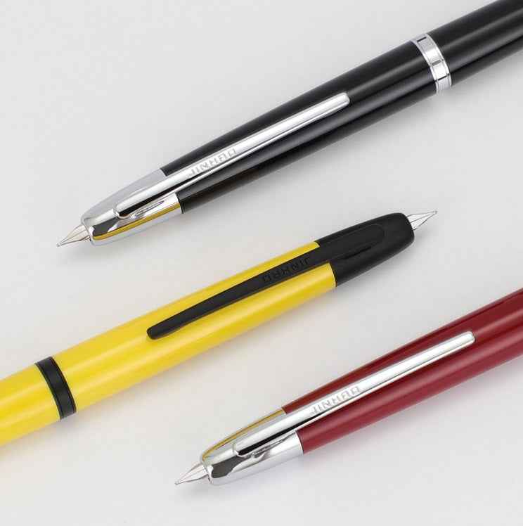 Jinhao 20 Retractable Fountain Pen – Click Iridium Nib with Converter