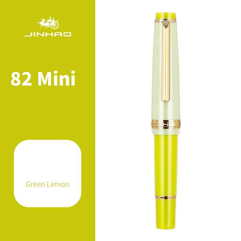 Jinhao 82 Mini Pocket Fountain Pen Green Lemon