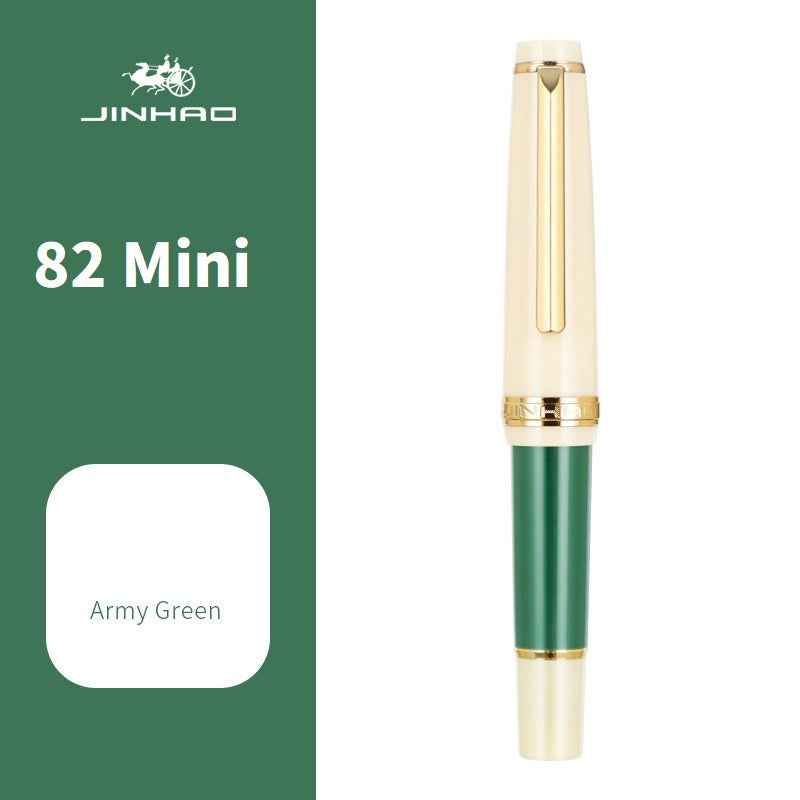 Jinhao 82 Mini Pocket Fountain Pen Army Green
