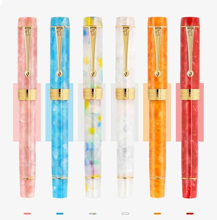 Jinhao Century 100 Fountain Pen – 18K Gold Plated Two-Tone Nib