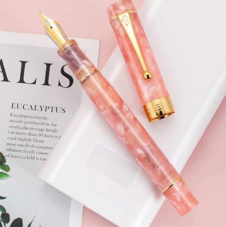 Jinhao Century 100 Fountain Pen – 18K Gold Plated Two-Tone Nib