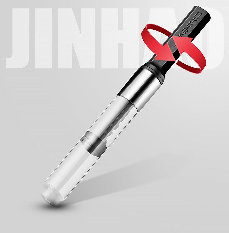Jinhao Snake Fountain Pen – Embossed Serpent Ion Gold Plated Iridium Nib