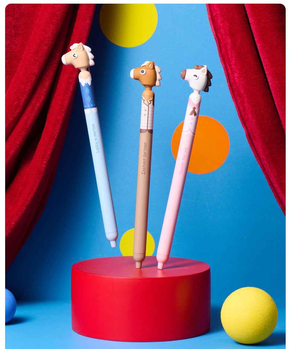 KACO POPUP Neutral Gel Pen – Year of the Horse Limited Edition – 3Pcs