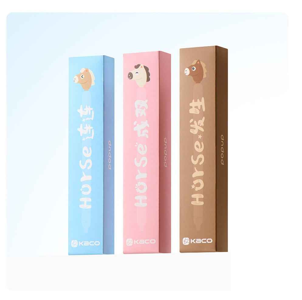 KACO POPUP Neutral Gel Pen – Year of the Horse Limited Edition – 3Pcs