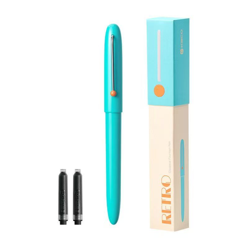 KACO Retro Classic Fountain Pen EF Nib Stone Green